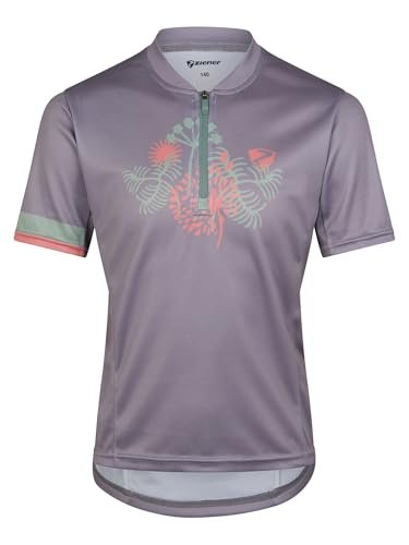 Ziener NESPI trykot rowerowy dla dzieci, rower górski, rower wyścigowy, oddychający, szybkoschnący, elastyczny, bez rękawów, Deep Mauve, 152