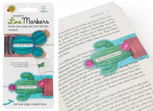 LineMarkers Wskazujące zakładki - Kaktusy - Thinking Gifts - Zakładki do książek - miniaturka - grafika 1