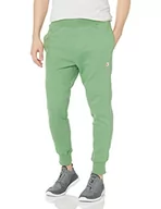 Spodenki męskie - Champion Męskie spodnie do biegania z odwróconym splotem, lewa nogawka C, Native Fern Green Logo C, L - miniaturka - grafika 1