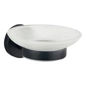 Mydelniczki i dozowniki mydła - Mydelniczka MEXEN Remo, czarna - miniaturka - grafika 1