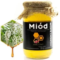Miód - Miód Akacjowy 1kg, 1000g Zbiory 2025, Polska pasieka, prawdziwy surowy - miniaturka - grafika 1