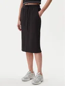 Spódnice - Puma Spódnica midi Her 685059 Czarny Regular Fit - miniaturka - grafika 1