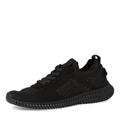 Sneakersy damskie - Tamaris Damskie sneakersy 1-1-23618-28, czarny - Black Dk Grey - 36 EU - miniaturka - grafika 1