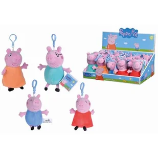 BRELOK PLUSZ SWINKA PEPPA 16CM SIMBA - Breloczki dla dzieci - miniaturka - grafika 1