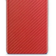 Akcesoria do tabletów i e-booków - Folia naklejka skórka strukturalna na TYŁ do Huawei MatePad Paper -  Carbon Czerwony - apgo SKINS - miniaturka - grafika 1