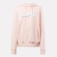Bluzy damskie - Damska Bluza REEBOK VECTOR GRAPHIC OTH HOODIE IN1700 – Różowy - miniaturka - grafika 1