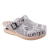 Odzież medyczna - Drewniaki Baldo Gazeta - miniaturka - grafika 1