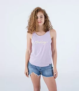 Hurley Damski top Oceancare O&O Script - Koszulki i topy damskie - miniaturka - grafika 1
