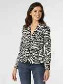 Kurtki damskie - Marc Cain Sports - Blezer damski, czarny|biały|wielokolorowy - miniaturka - grafika 1