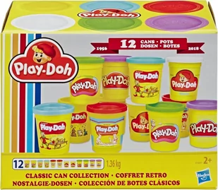 Play Doh Ciastolina 12 Tub 1.36kg E5891 - Masy plastyczne - miniaturka - grafika 1