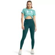 Spodnie sportowe damskie - Damskie legginsy treningowe Under Armour Motion Legging - zielone - UNDER ARMOUR - miniaturka - grafika 1