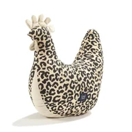 Poduszki do karmienia - La Millou - Poduszka Kura Babci Dany Bamboo LEOPARD CREAM by Magdalena Lamparska - miniaturka - grafika 1