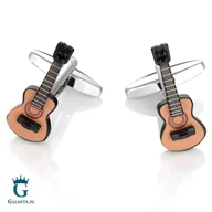 Spinki do mankietów i krawatów - Spinki do mankietów Gitary Akustyczne X2 AJ859 - miniaturka - grafika 1