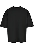 Koszulki męskie - Urban Classics Męski T-Shirt, prążkowany, kolor czarny, M, czarny, M - miniaturka - grafika 1