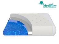 Poduszki - Oryginalna poduszka wodna Mediflow z pianką żelową Visco - miniaturka - grafika 1