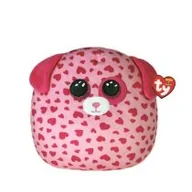 Maskotki i pluszaki - Ty Squish-a-Boos Tickle różowy pies 22cm - - miniaturka - grafika 1