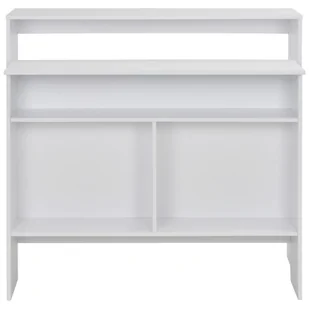 Lumarko Stół barowy z 2 blatami, biały, 130 x 40 x 120 cm - Stoły - miniaturka - grafika 6