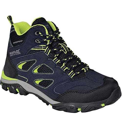 Regatta Buty chłopięce uniseks Holcombe Iep Jnr Walking Shoe, niebieski - Navy Lmepnch - 32 EU