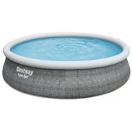 Baseny ogrodowe - Bestway Basen ogrodowy rozporowy 457x107 zestaw 11w1 57372 57372 - miniaturka - grafika 1