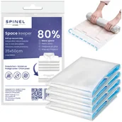 Pokrowce na ubrania - 4x Worek próżniowy na ubrania rolowany 35x50cm - miniaturka - grafika 1