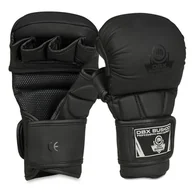 Rękawice bokserskie - Rękawice Sparingowe do MMA "Black Master", rozm. M - miniaturka - grafika 1