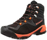 Buty trekkingowe męskie - Mammut Sapuen High GTX® męskie buty trekkingowe, Black Hot Red, 44 2/3 EU - miniaturka - grafika 1