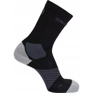 Skarpetki męskie - Salomon Xa Pro Socks, black/ebony EU 42-44 2021 Skarpety do biegania 12437-08-42-44 - grafika 1