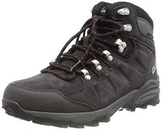 Kozaki damskie - Jack Wolfskin Refugio Texapore Mid Shoes Women, szary UK 7,5 | EU 41 2021 Trapery turystyczne 4050871-6157075 - grafika 1