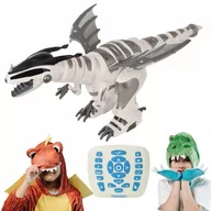 Zabawki zdalnie sterowane - Mega Smok Dinozaur Zdalnie Sterowany Ryczy Ruch Xl - miniaturka - grafika 1