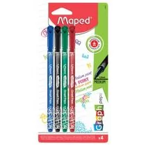 Maped Cienkopis Graph Peps Deco Max 4 kolory - Cienkopisy - miniaturka - grafika 2