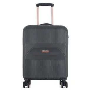 Średnia walizka podróżna na kółkach exclusive 20" - czarna Semi Line - Walizki - miniaturka - grafika 1