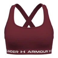 Bielizna sportowa damska - Biustonosz treningowy Under Armour Crossback Mid - miniaturka - grafika 1