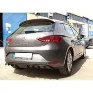 Akcesoria tuningowe - Tylny fartuch (dyfuzor) Seat Leon 5F 5-drzwiowy 2013- (ABS) - miniaturka - grafika 1