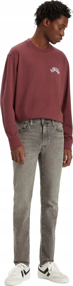 LEVIS SZARE SPODNIE JEANSOWE RURKI Z DŁUGIMI NOGAWKAMI CASUAL 31/30 17CA