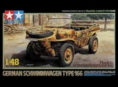 Modele do sklejania - Tamiya Niemiecka amfibia Schwimmwagen 166 32506 - miniaturka - grafika 1