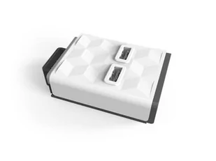 Adapter Powercube PowerStrip USB Modul 2 USB porty) Biały - Złącza, przejściówki, adaptery - miniaturka - grafika 1