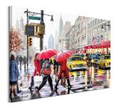 Obrazy i zdjęcia na płótnie - Pyramid Posters New York Shoppers - obraz na płótnie 80x60 WDC100256 - miniaturka - grafika 1