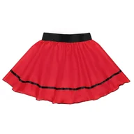 Sukienki i spódniczki dla dziewczynek - SPÓDNICZKA CZERWONA XS - miniaturka - grafika 1