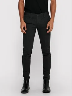 Only & Sons Chinosy Mark 22013727 Szary Slim Fit - Spodnie męskie - miniaturka - grafika 1