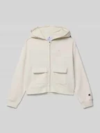 Swetry dla dziewczynek - Bluza rozpinana z kapturem - miniaturka - grafika 1