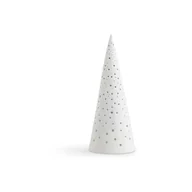 Świeczniki - Biały świąteczny świecznik z porcelany kostnej Kähler Design Nobili, wys. 30 cm - miniaturka - grafika 1