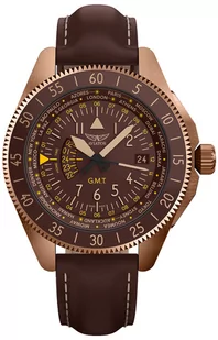 Zegarek Zegarek Aviator V.1.37.8.306.4 AIRACOBRA GMT - Zegarki męskie - miniaturka - grafika 1