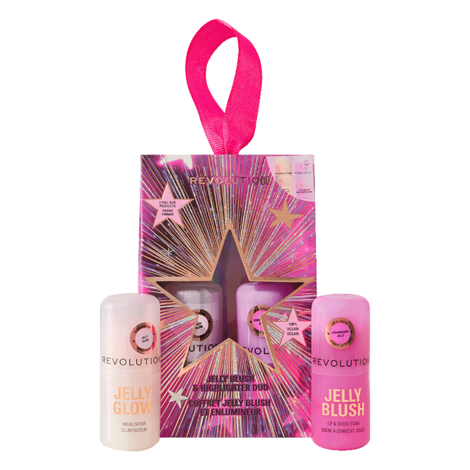 MAKEUP REVOLUTION Jelly Blush & Highlighter Set