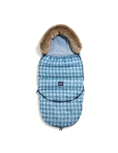 La Millou Aspen Śpiworek Winterproof Stroller Bag Combo ( Prince Chessboard - Wind Blue ) - Akcesoria do wózków - miniaturka - grafika 1
