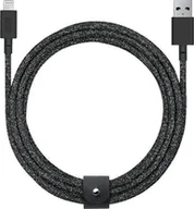 Kable USB - Native Union Belt Cable USB-A to Lightning 3m Black - miniaturka - grafika 1