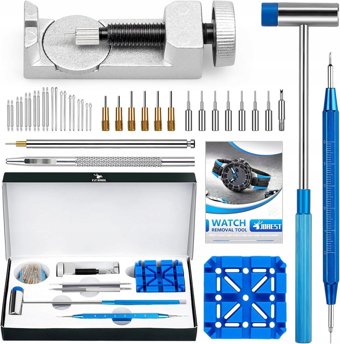 Zestaw Naprawczy Narzędzi do, Demontażu Ogniw, Regulacji Paska Zegarka