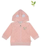 Bluzy i sweterki niemowlęce - Steiff Bluza w kolorze jasnoróżowym - miniaturka - grafika 1