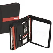 Szkolne artykuły papiernicze - Teczka konferencyjna A4 Czarno-czerwona - miniaturka - grafika 1