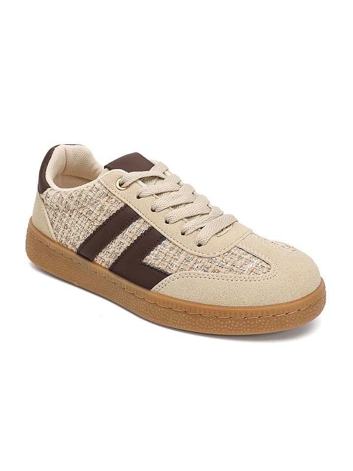 Sixth Sens Sneakersy w kolorze beżowym