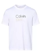 Koszulki męskie - Calvin Klein - T-shirt męski, biały - miniaturka - grafika 1